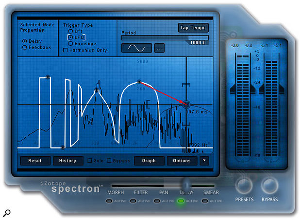 Spectron is a versatile spectral-based effect which separates incoming audio into thousands of frequency bands which can be processed individually.