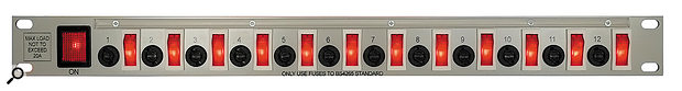 It’s fine to switch on gear from a mains switch, but some things are better switched on in a certain sequence. Thus, power distribution systems with front-panel switches — such as the Bryant one pictured — can be really handy.