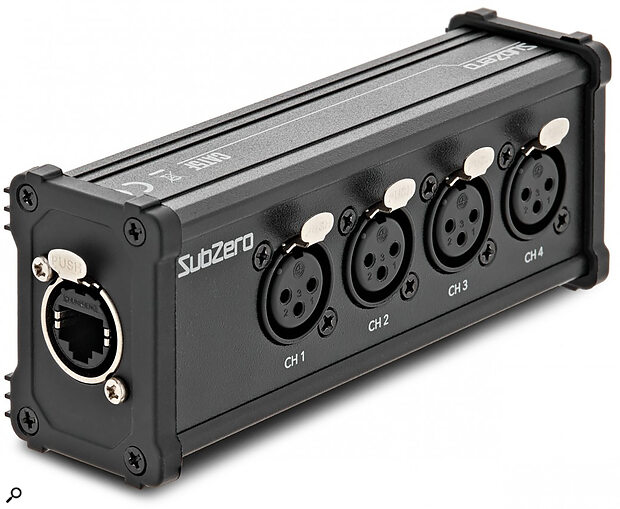 Commercial boxes designed to carry analogue audio over shielded Cat5e cable almost always have four sockets on board — obviously, it makes sense to use all four pairs of wires that are available. So if you want a smaller box with only two connectors, a spot of DIY will be required...