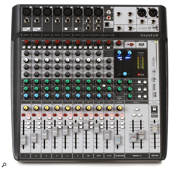 Many budget mixers like this Soundcraft model are designed with polarity-inverted aux sends —  but why?