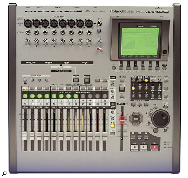 The Roland VS2400CD's flexible routing system can seem complicated at first. The Roland VS2400CD's flexible routing system can seem complicated at first.