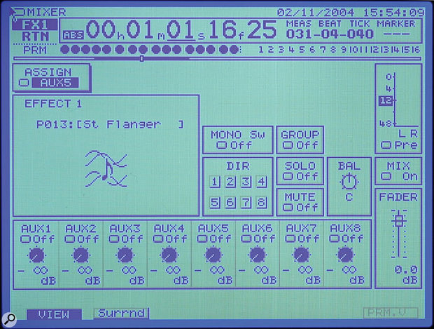 Setting up a send effect is the best way to use an effect on multiple tracks.