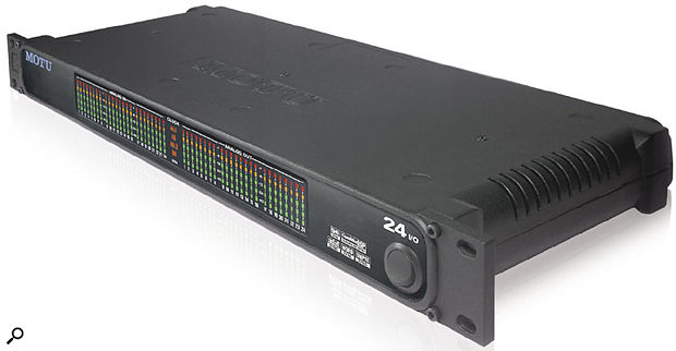 MOTU's 24I/O interface provides 24 simultaneous inputs and outputs from a single PCI card.