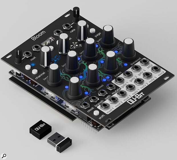 Qu-Bit Bloom v2 Eurorack step sequencer module