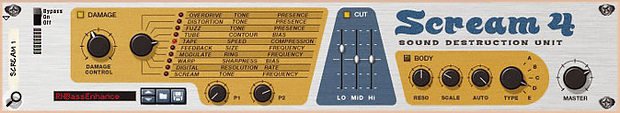 The settings for a quick Scream 4 bass enhancer patch: we'll look at using this versatile device for mix processing in future.