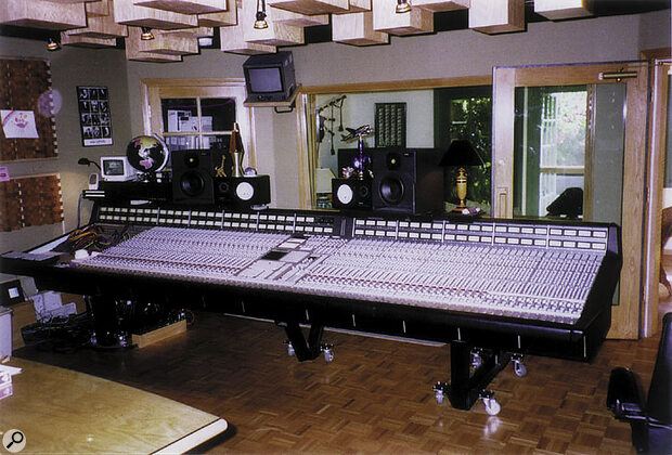 The SSL G Plus desk in Bob Clearmountain's studio has had several modifications to make it more suitable for surround mixing. 