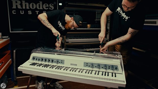 Rhodes Custom Shop MK8 Glacial electric piano