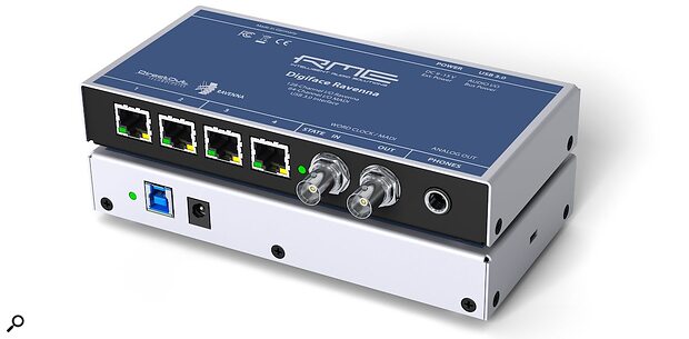 RME Digiface Ravenna AoIP network USB audio interface