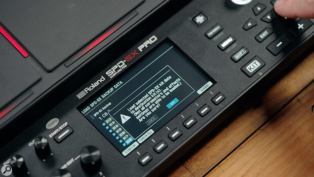 Roland SPD-SX Pro V2 sampling drum pad update