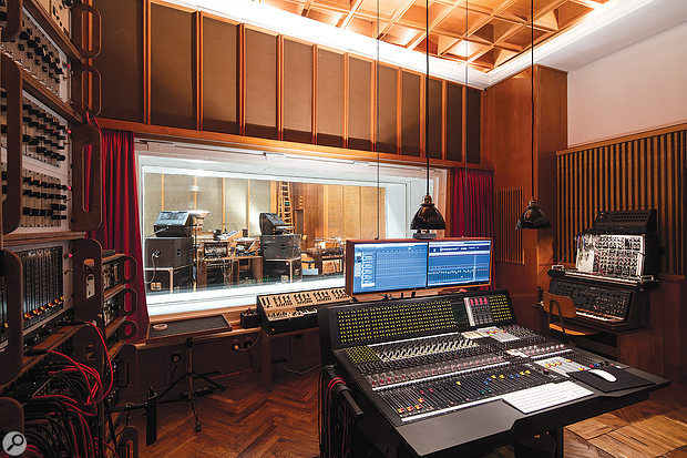 The Saal 3 control room is now based around a unique custom analogue console featuring a digitally controlled switching matrix.