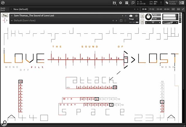 Sam Thomas The Sound of Love Lost Kontakt instrument lo-fi ambient drone soundscape
