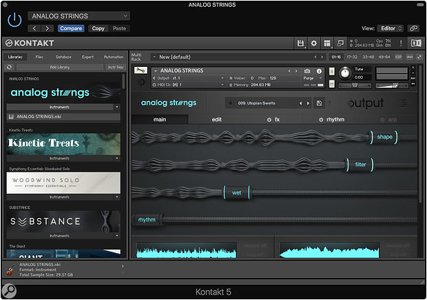 Output Analog Strings