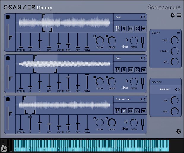 Soniccouture reveal Scanner: Library