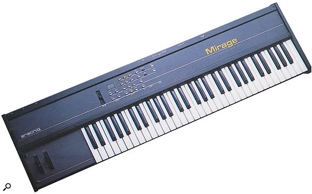 Ensoniq's £1200 Mirage sampler set an all-time low price for sampling keyboards in 1985.