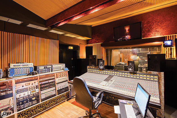 Studio A’s SSL-based control room.