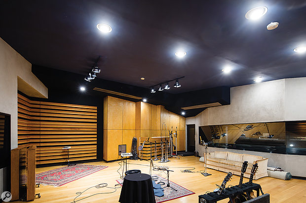 The large live area in NRG Studio A.