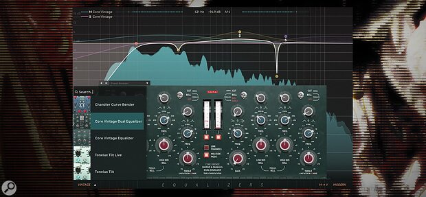 Softube Equalizers modern and vintage combined EQ plug-in