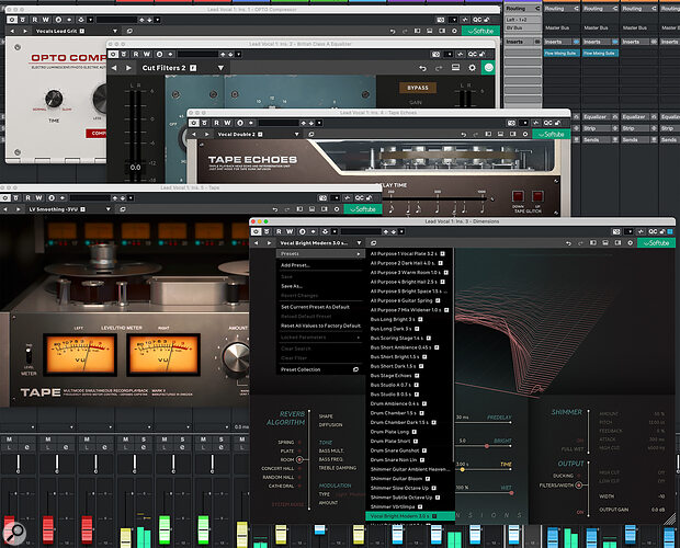 All of the plug‑ins can be used individually if you prefer that workflow and, whether used within the host or outside it, each includes its own set of useful presets.