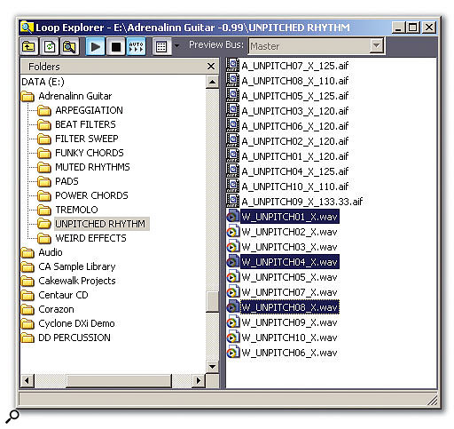 In Sonar's Loop Explorer window, Ctrl-clicking on multiple Acidised loops lets you hear them play together.