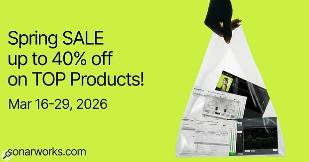 Sonarworks Spring Sale room-correction software discount