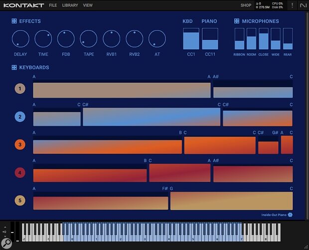 Song Athletics Inside-Out Piano sample library