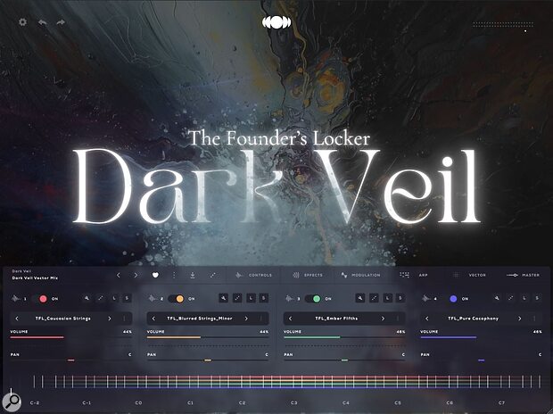 Sonora Cinematic The Founder's Locker Dark Veil Audiomodern Soundbox MPE sample library virtual instrument