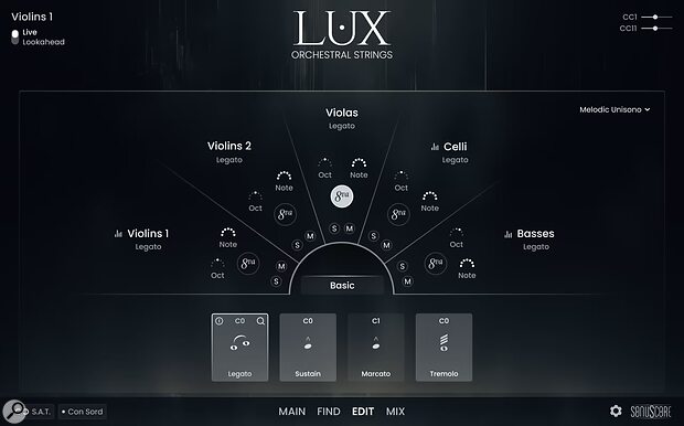 Sonuscore LUX symphonic string orchestral sample library