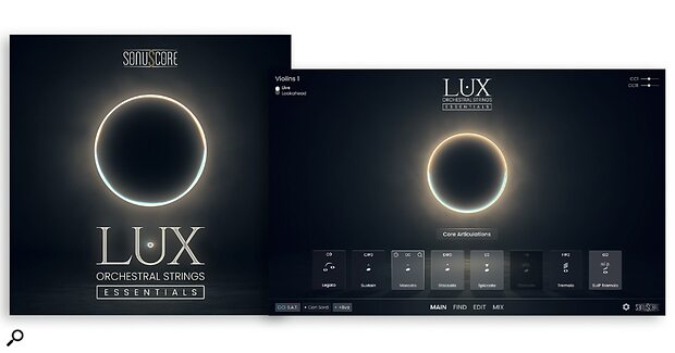 Sonuscore LUX Orchestral Strings Essentials sample library