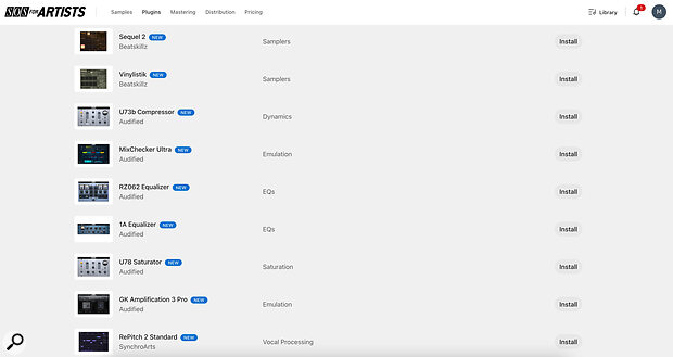 SOS For Artists: Free Version Features & Trial