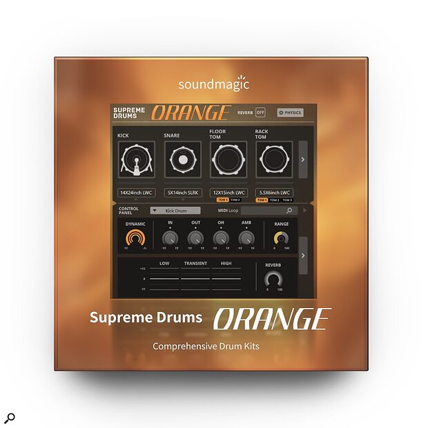 Sound Magic Supreme Drums Orange virtual drum instrument sample library physical modelling