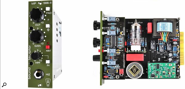 Sound Skulptor MP566-II 500-series valve tube mic preamp