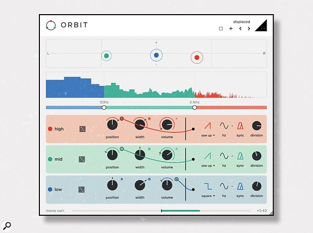 SoundGhost Orbit multiband auto-pan plug-in VST AU