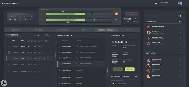 Source Elements Source-Connect 4 remote collaboration mixing recording Dolby Atmos