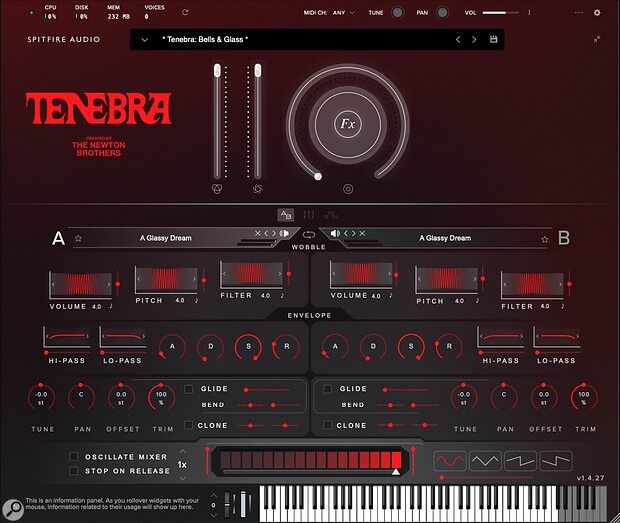 Spitfire Audio Tenebra The Newton Brothers horror score sample library