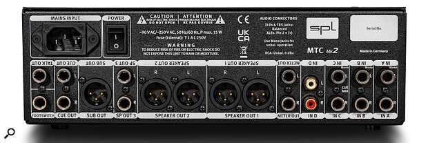 SPL MTC Mk2 rear panel