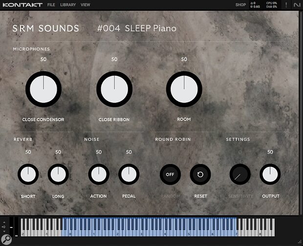 SRM Sounds SLEEP Piano Max Richter Kontakt Player sample library