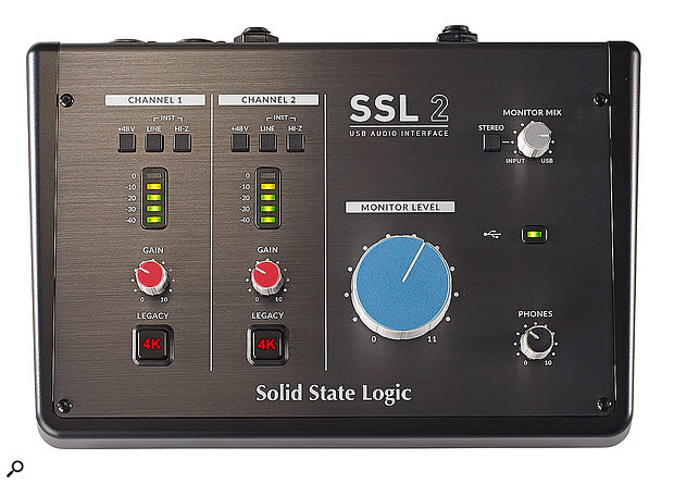 SSL 2 audio interface.