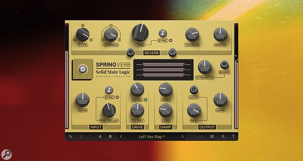 SSL SpringVerb vintage spring reverb emulation plug-in