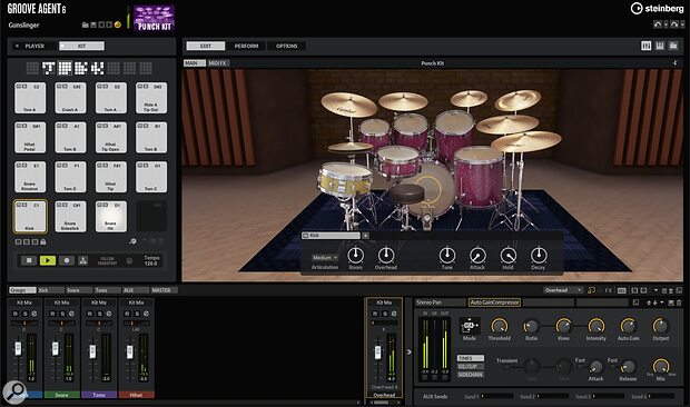 Steinberg Groove Agent 6 virtual drum software