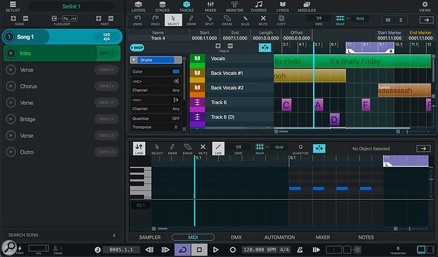 Steinberg VST Live 3 live performance plug-in host lighting video control software