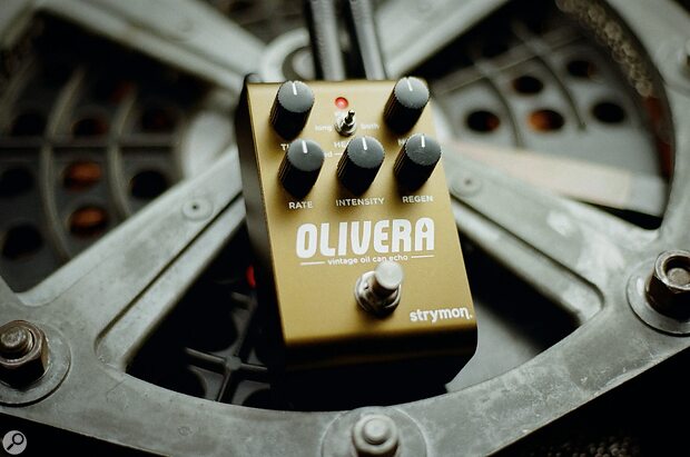 Strymon Olivera oil can echo delay guitar pedal