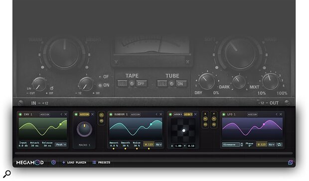 Sync Audio MegaMod add LFO modulation to any plug-in