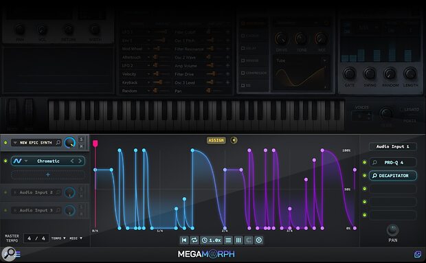 Sync Audio MegaMorph envelope generator for third-party plug-ins