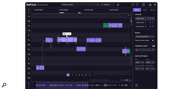 Synchro Arts RePitch 2 vocal tuning pitch-correction plug-in