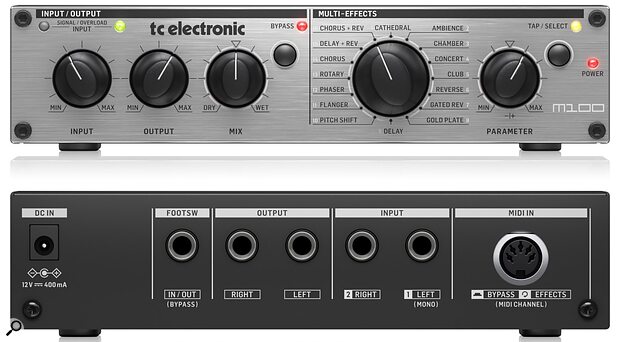 TC Electronic M100 multi-effects processor outboard reverb delay modulation