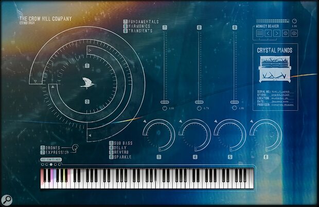 The Crow Hill Company Crystal Pianos chromatic tuned glass sample library