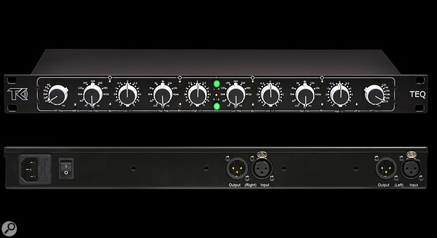 TK Audio TEQ Baxandall-style EQ dual mono stereo Mid-Side outboard hardware