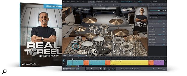 Toontrack Real to Reel SDX Real World Studios Studer A820 analogue tape machine drum sample library expansion pack