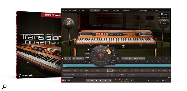 Toontrack Transistor Organ EKX EZKeys 2 expansion