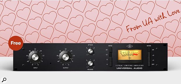 Universal Audio UA 1176 Compressor free plug-in limited-time offer